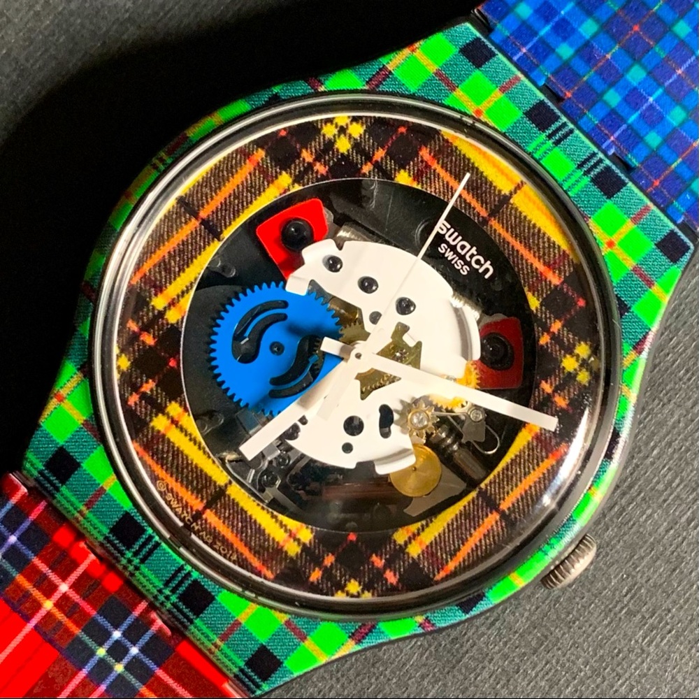 SWATCH WATCH — “McPATTERN” — SUOB114 — Pre-Owned — See Description